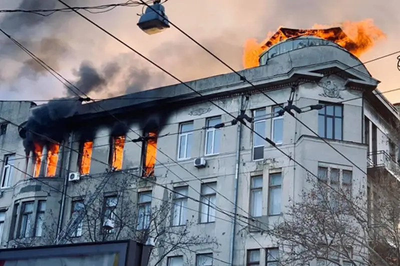 Пожар в колледже Одессы: Владимир Зеленский объявил 8 декабря днем траура