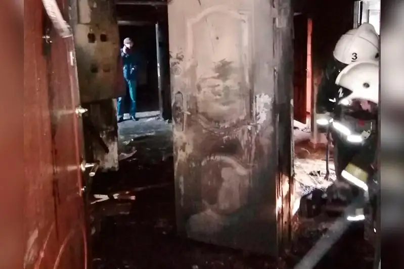 25 человек спасли при пожаре в Актобе