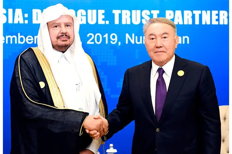 Елбасы встретился со спикером Меджлиса аш-Шура Саудовской Аравии