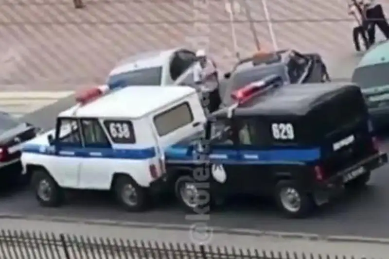 В Павлодаре попали в ДТП два полицейских автомобиля