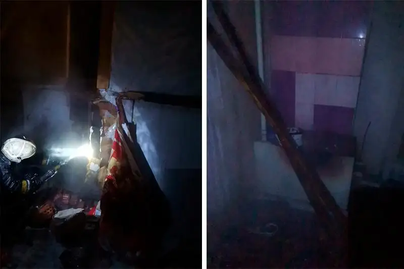 Троих детей спасли пожарные из горящего дома в Караганде