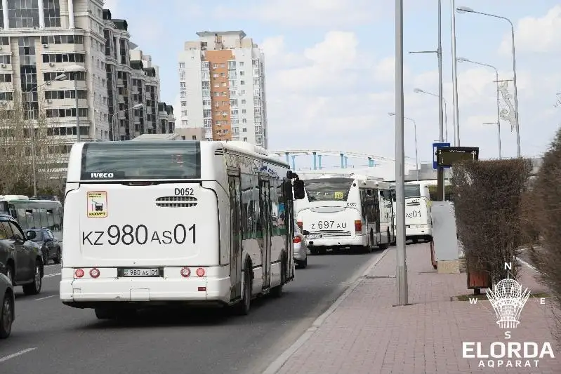 В Нур-Султане временно изменили движение двух автобусных маршрутов