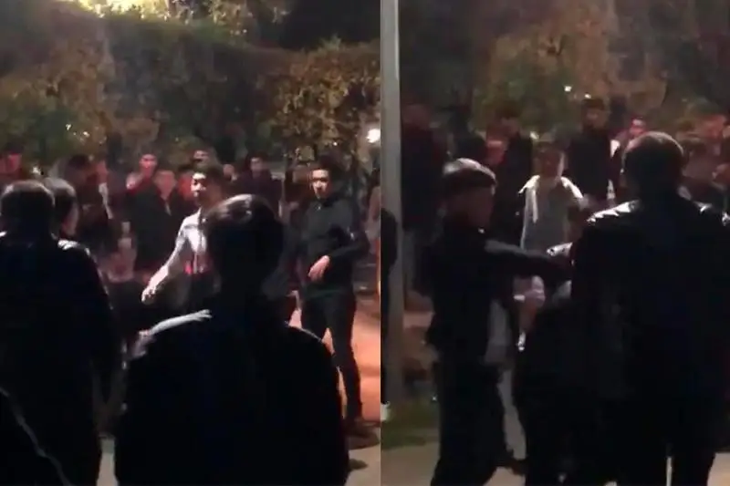 Молодежь ночью устроила массовую драку в центре Алматы