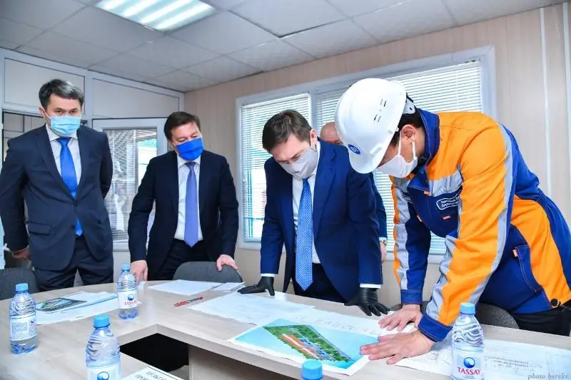 Госпиталь для инфицированных COVID-19 строят в Шымкенте