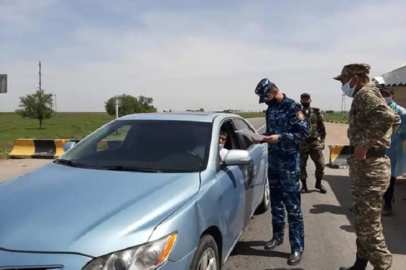 18 блокпостов работают в Ордабасинском районе Туркестанской области