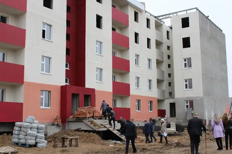Больше двух лет строят пятиэтажку в Петропавловске
