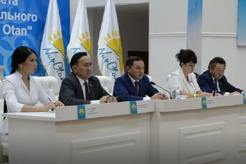 Партийную перезагрузку обсудили в Акмолинском областном филиале «Nur Otan»