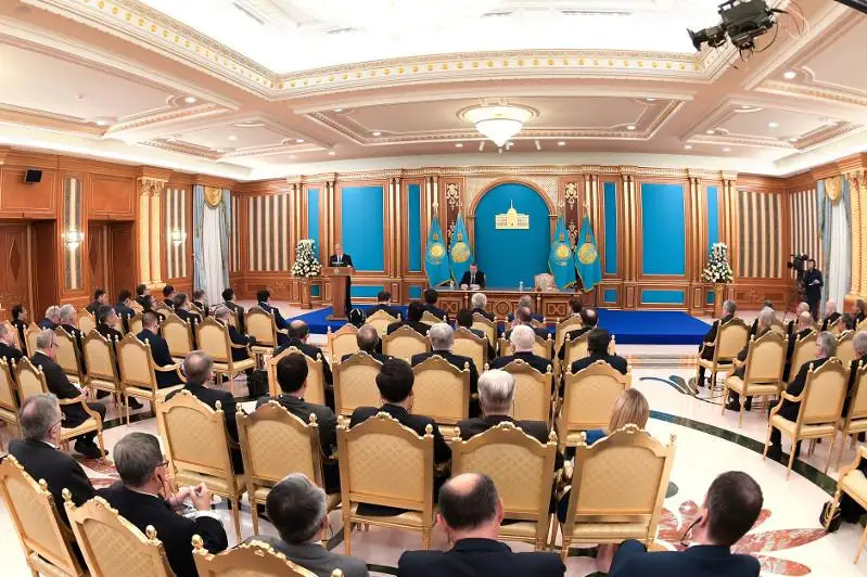 Опубликовано видео выступления Президента РК на встрече с главами дипмиссий