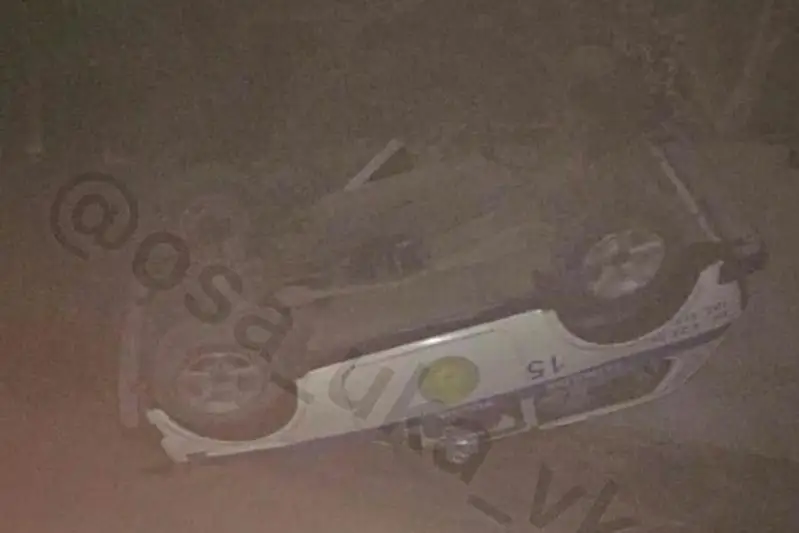 Патрульный автомобиль попал в ДТП в ВКО