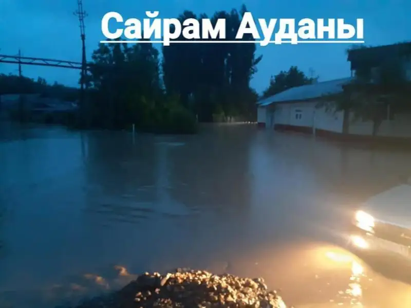 Еще три района подтопило в Туркестанской области