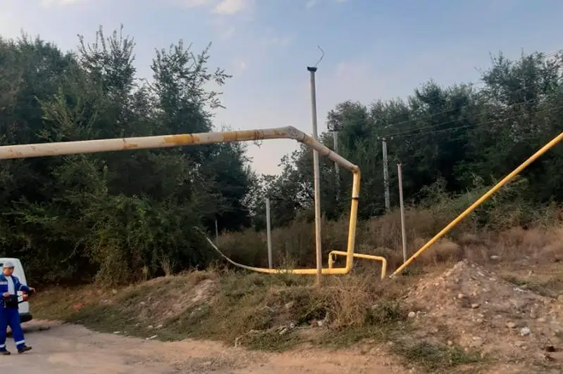 Из-за ДТП остались без газа частные дома в Алматы