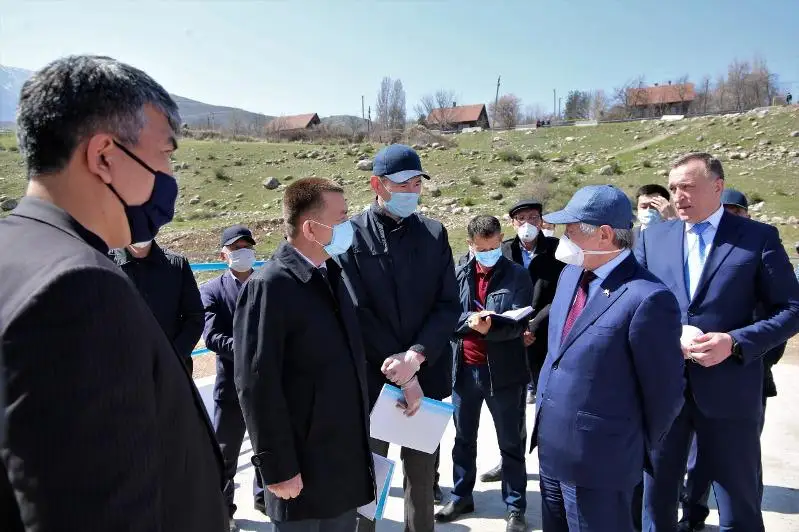 В Жамбылской области запустили реконструированный Аспаринский гидроузел