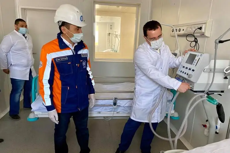 Глава BI Group сообщил о завершении строительства инфекционного госпиталя в столице