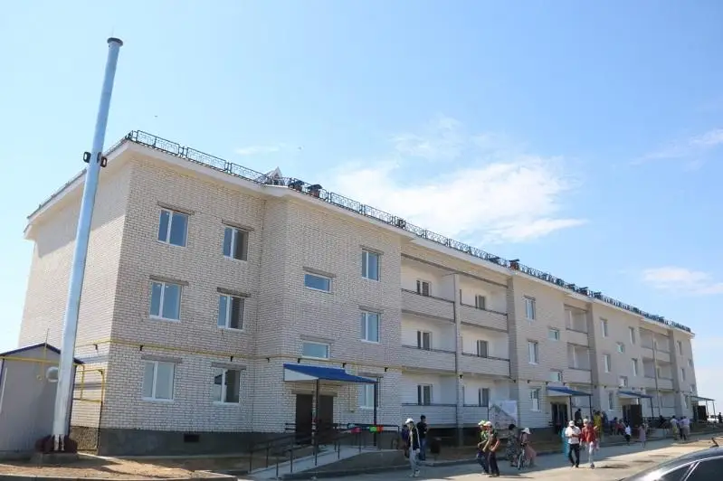 Первый трехэтажный дом построили в селе Жымпиты Сырымского района ЗКО