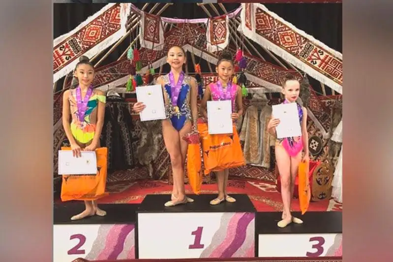 Павлодарская пятиклассница выиграла республиканский турнир по художественной гимнастике