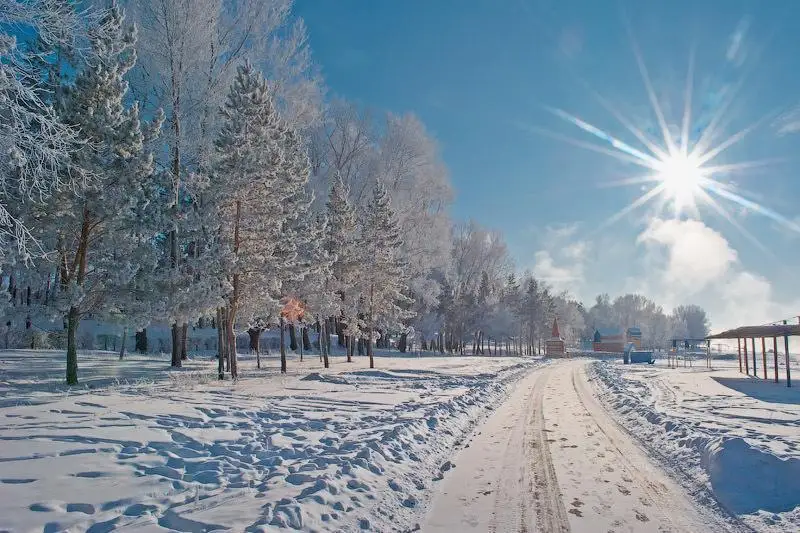 Погода без осадков ожидается 25 февраля на большей части территории Казахстана