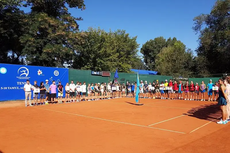 Летняя спартакиада Казахстана по теннису проходит в Алматы