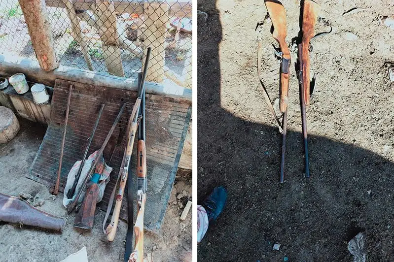 Целый арсенал оружия обнаружили у пастуха в Алматинской области