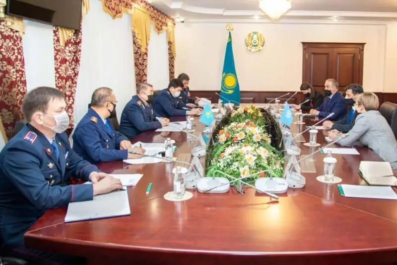 Совместные проекты с Управлением ООН по наркотикам и преступности обсудили в МВД РК