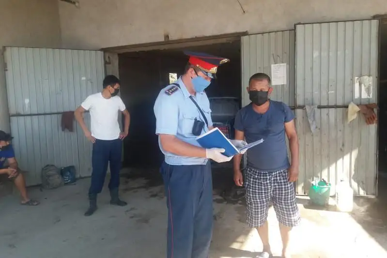 124 жителя Мактаарала наказаны за нарушение режима карантина