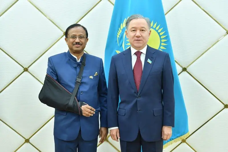 Нурлан Нигматулин принял государственного министра иностранных дел Индии