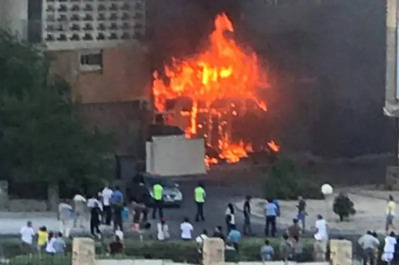 Картинная галерея загорелась в Актау