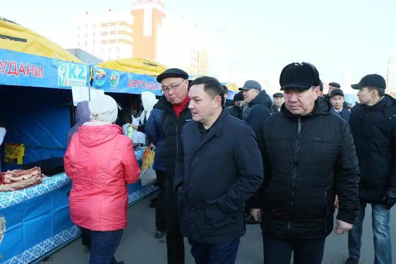 Свыше 75 тонн продукции представили на сельхозярмарке в Кокшетау