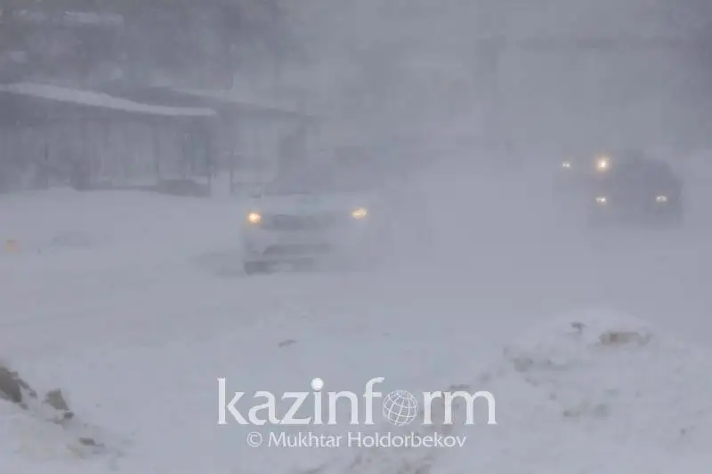 Осадки и гололед ожидаются 27 января в Казахстане