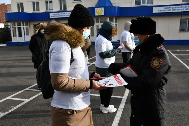 Акцию «Нет насилию в семье» провели акмолинские полицейские