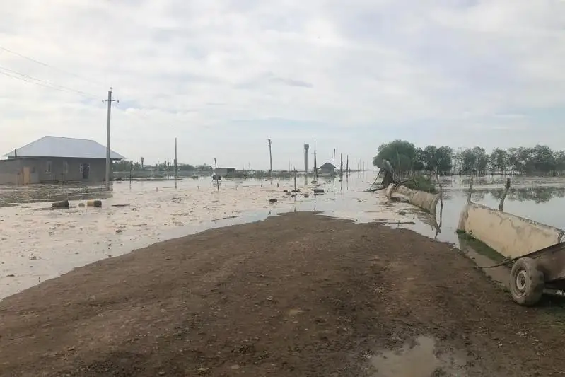 МВД РК: Жители подтопленных районов Туркестанской области эвакуированы