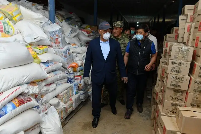 В Мактааральский район прибыло 40 тонн гуманитарной помощи от партии «Nur Otan»