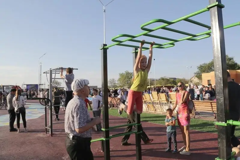 Новый центральный парк открыли в Карагандинской области