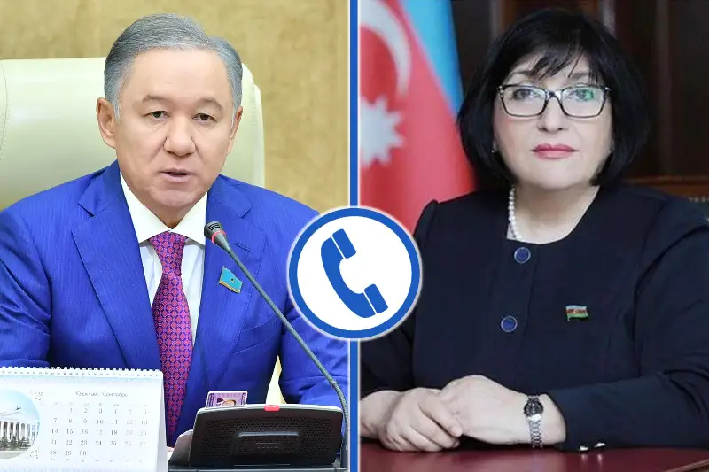 Нурлан Нигматулин обсудил со спикером Парламента Азербайджана ситуацию в Нагорном Карабахе