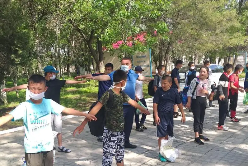 152 мактааральских школьника отправились в санаторий