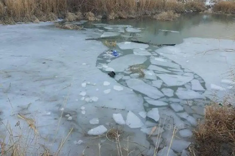 Двое детей погибли, провалившись под лед, в Жамбылской области