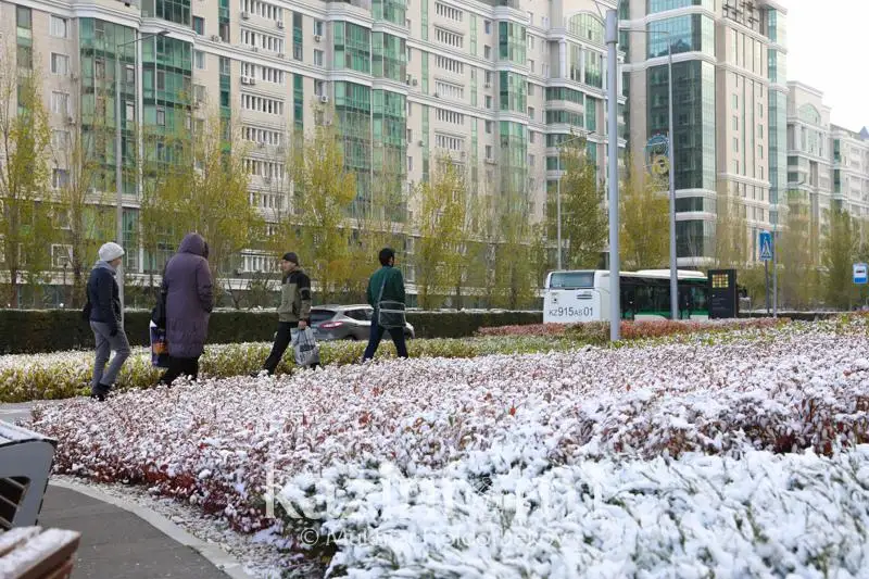 Снег обещают североказахстанцам синоптики