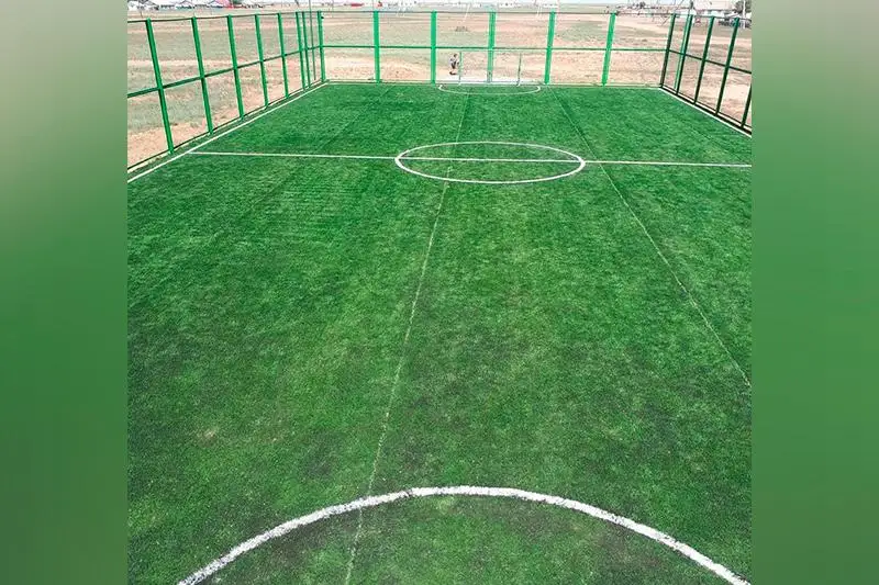 Современную спортплощадку построили в селе в ЗКО