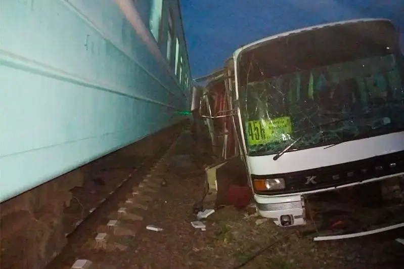 ДТП с поездом в Шамалгане: у автобуса истек срок техосмотра
