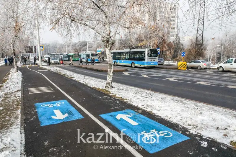 На двух улицах Алматы вводится одностороннее движение