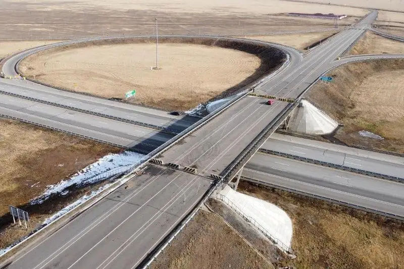 Расходившийся по шву мост на автодороге Нур-Султан – Щучинск восстановлен