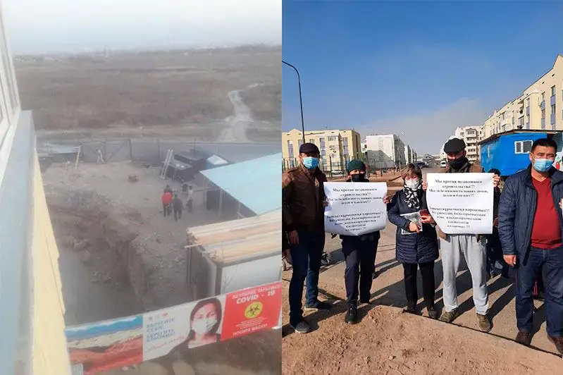 Жители микрорайона Зердели в Алматы пожаловались на уплотняющую застройку