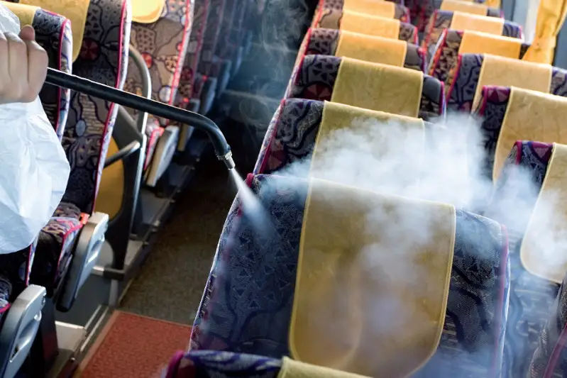 Остановки и автобусы дезинфицируют в Петропавловске