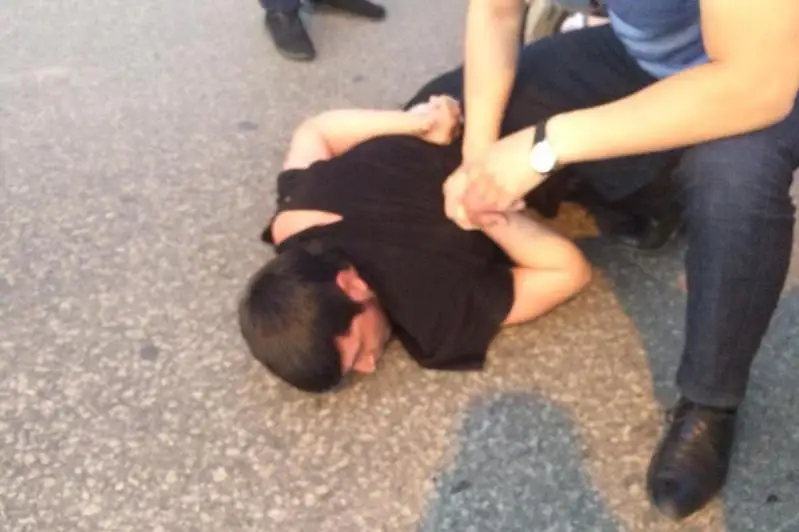 Угон автомобиля попал на видео в Актобе