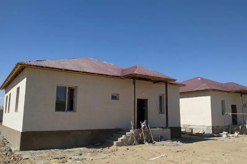 В Мактаарале  завершается строительство первых домов