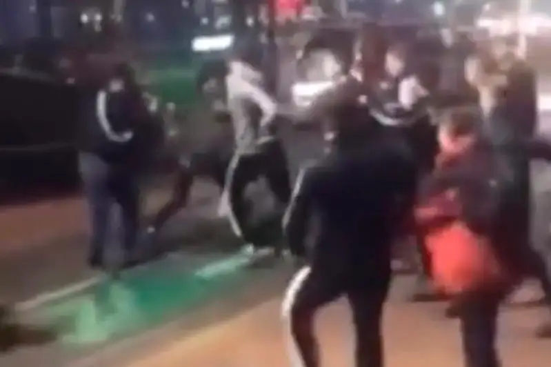 Фанаты устроили массовую драку после футбольного матча в Алматы