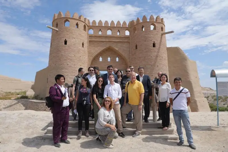 Туркестан посетили зарубежные журналисты