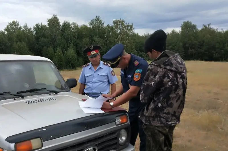 Житель Акмолинской области стал виновником степного пожара