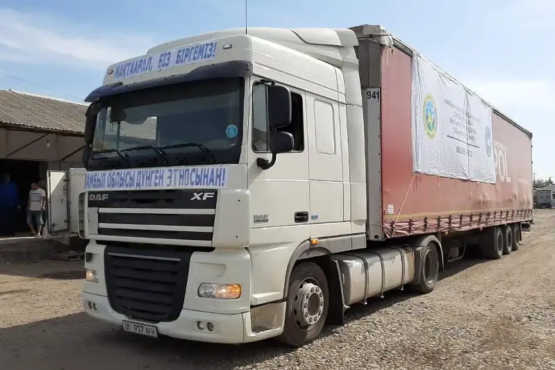 В Мактаарал прибыла гуманитарная помощь от дунганского культурного центра