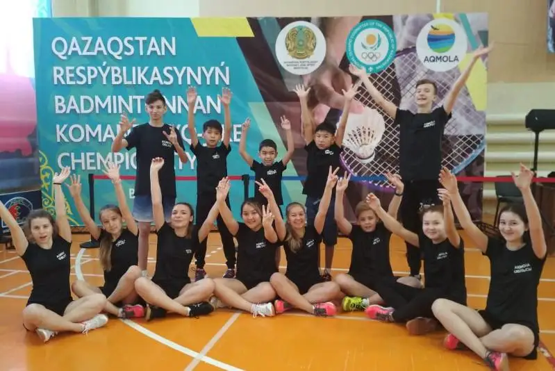 Акмолинцы стали чемпионами Казахстана по бадминтону