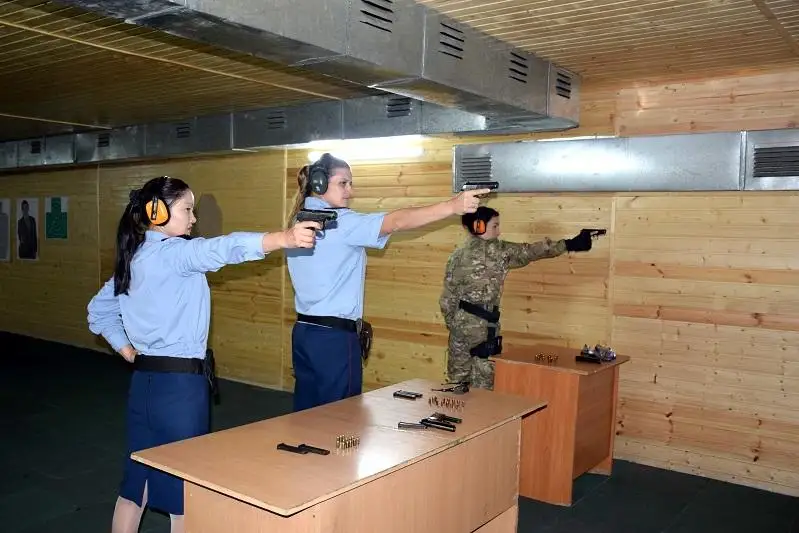 Лучших стрелков-полицейских определили в Акмолинской области